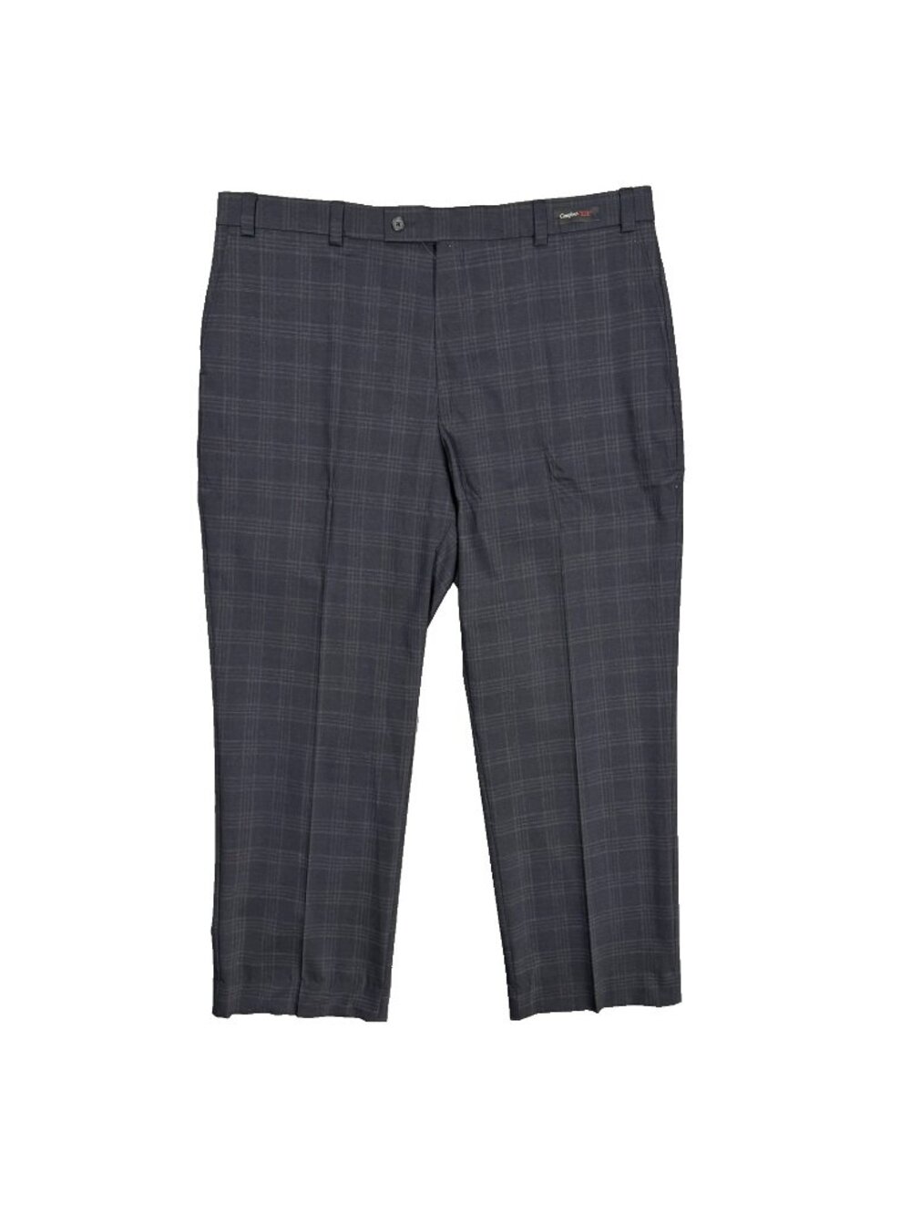 NWT Ballin 1946 Dress Pants Plaid Wool Trousers Stretch Grey Canada 40x28